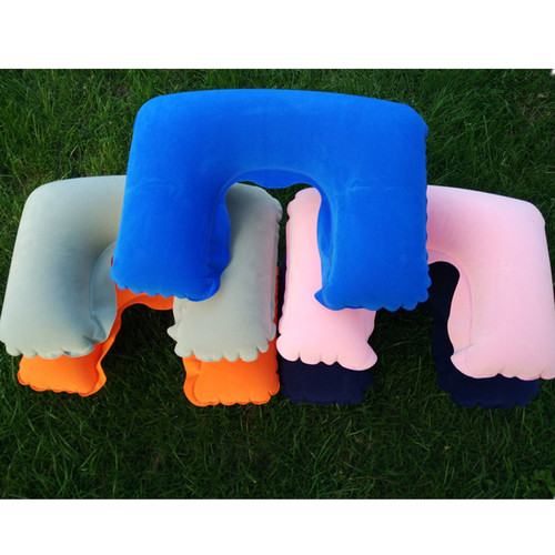 Wholesale U-shaped pillow, aviation single pillow, small travel sleep pillow, portable cushion, inflatable U-shaped pillow customization