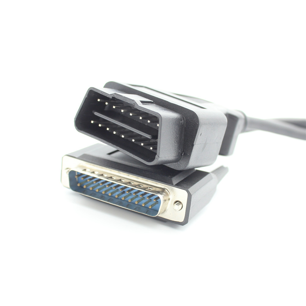 现货汽车检测仪连接线SBB Key Programmer主线OBD2 16PIN 转25PIN