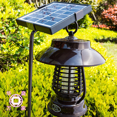 solar energy Mosquito killing lamp household outdoor Mosquito repellent Artifact courtyard Garden waterproof Insecticidal Light fully automatic