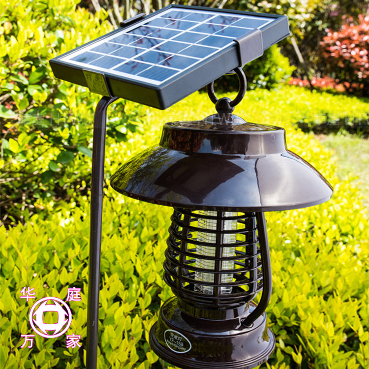 solar energy Mosquito killing lamp household outdoor Mosquito repellent Artifact courtyard Garden waterproof Insecticidal Light fully automatic