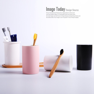 Ceramic cup lovers Cups Water cup household Mug Toothbrush holder Daily Customizable LOGO