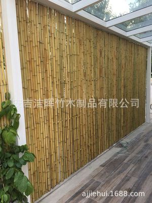 Outdoor bamboo fence Bamboo fence screen partition fence courtyard guardrail gardening guardrail Fences