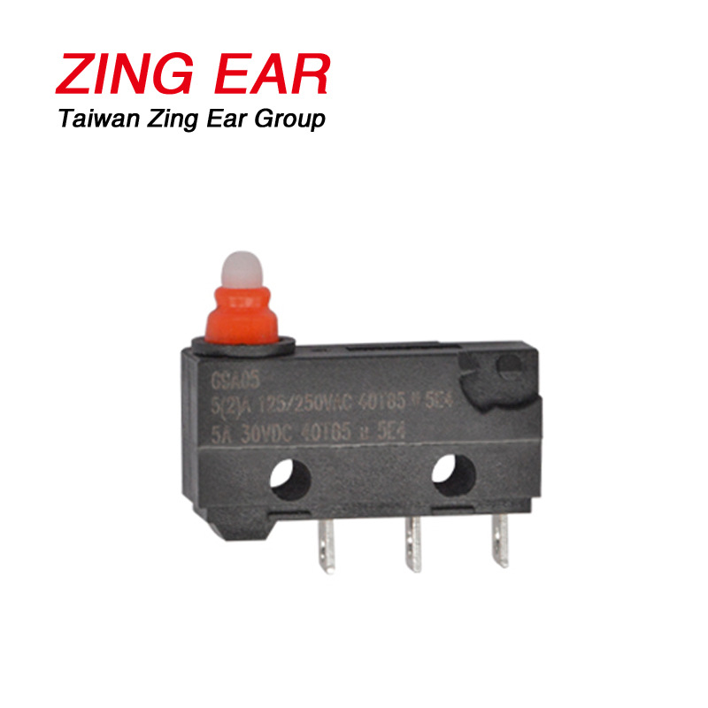 G9A05 ZING EAR 行程防水微动开关 汽车控制适用微动开关认证齐全