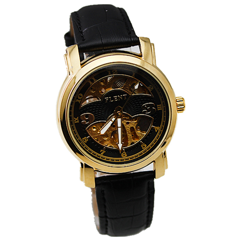 FLENT feilanda 7006 Business Mechanical Watch automático Winding Belt Men's Watch