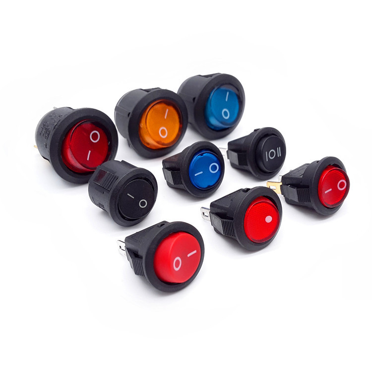 小船型开关、两脚船型开关、直径16.5跷板开关 KCD1-105