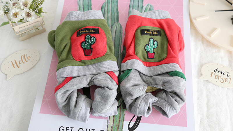 仙人掌复古四脚衣