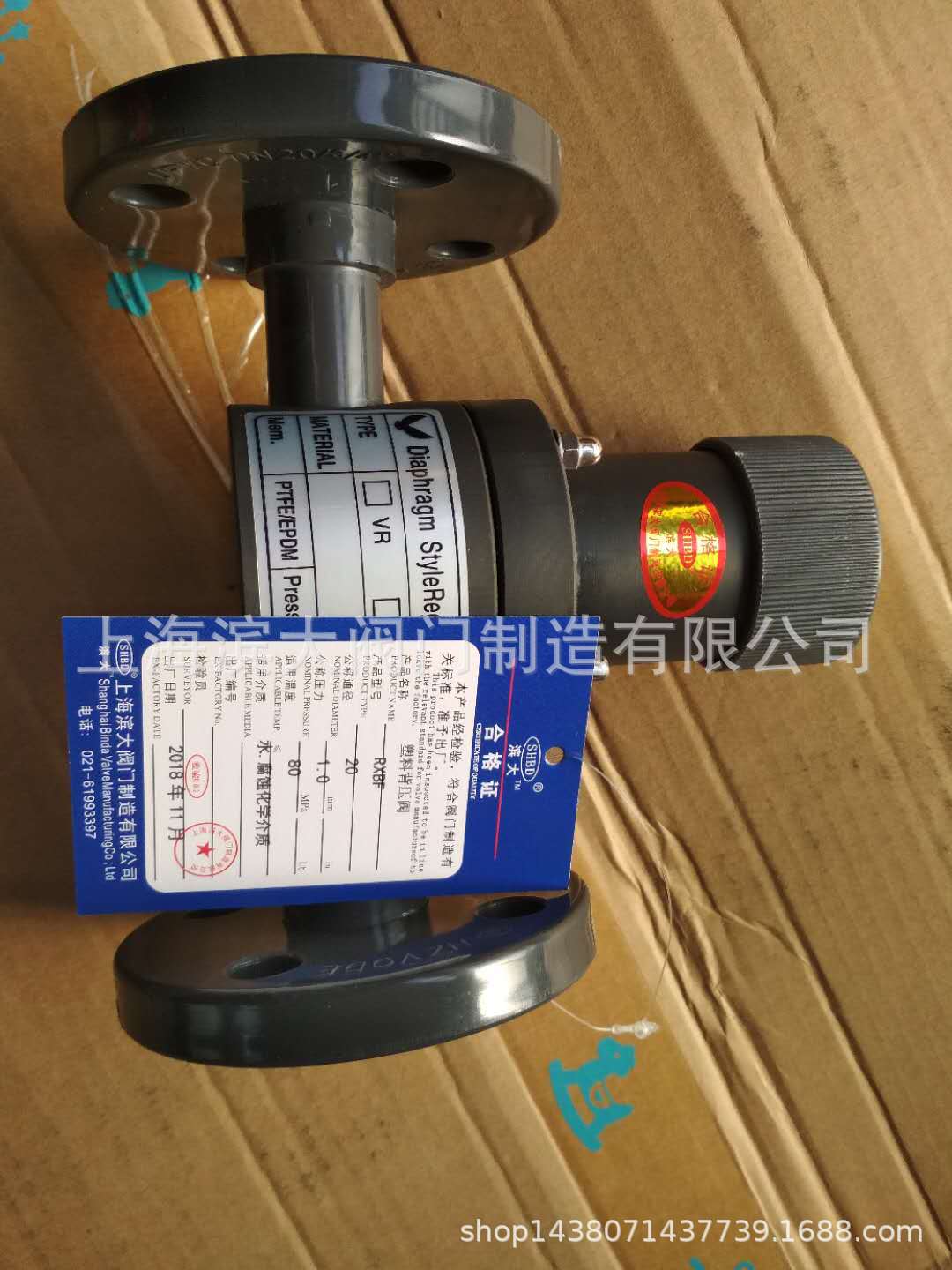 塑料法兰背压阀RXBF塑料PVC背压阀PP背压阀生产厂家