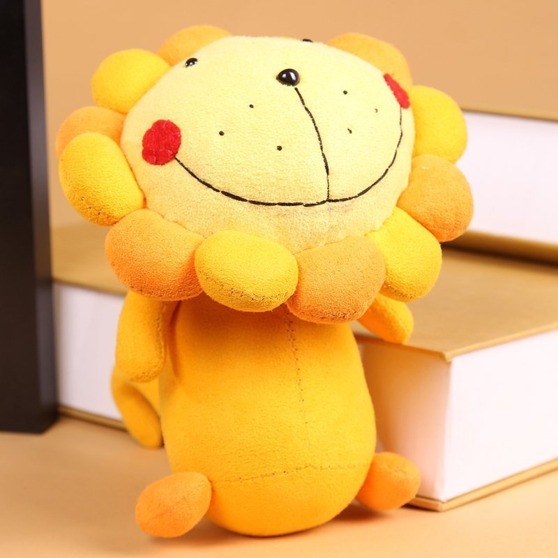 【卜比】手缝制作创意花狮子玩偶布偶公仔娃娃手工布艺DIY材料包|ru