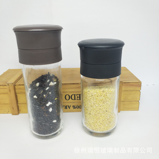 Mini thủ công gốm máy xay muối hạt tiêu xay nghiền jar nguồn cung cấp bếp Chai mới Gia vị