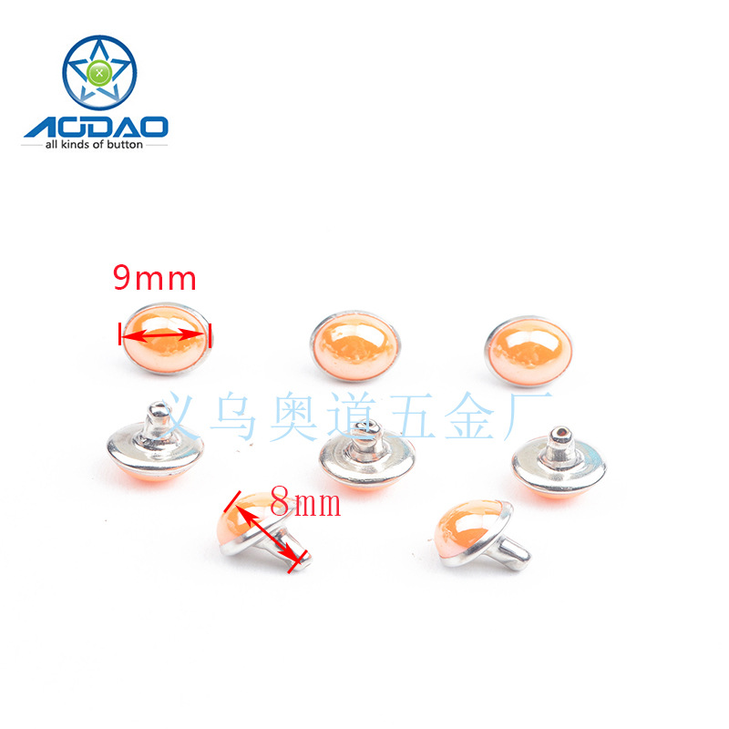 厂家供应服装辅料配件金属亚克力爪钉爪扣 带钻铆钉 撞钉