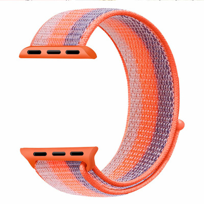 适用于苹果Appl Watch尼龙回环运动手表带 iWatch234尼龙防水表带