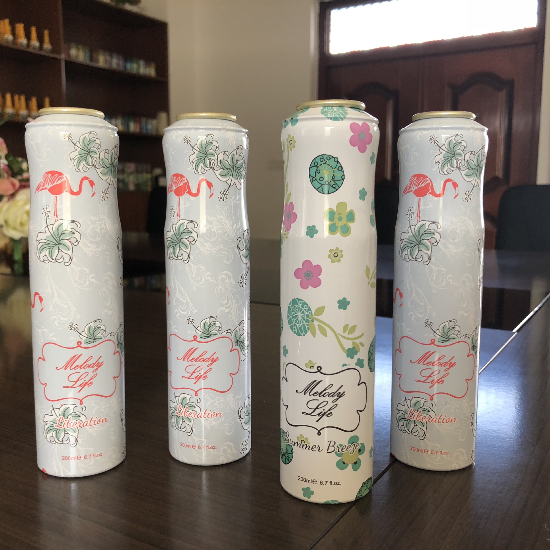 200ml 250ml 异型铝罐气雾铝罐防晒霜，保湿喷雾铝罐