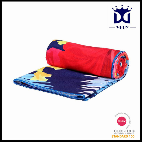 Double-sided quick dry sports towel for traveling