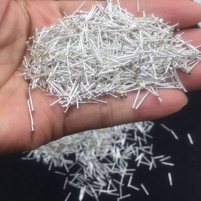 饰品专用防过敏银针S925带底银针银棒银耳钉纯银耳针带头银针配件|ms