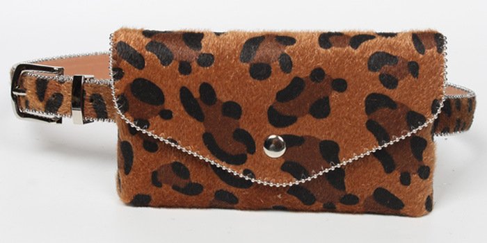 Fashion Leopard Pu Leather Belt display picture 3