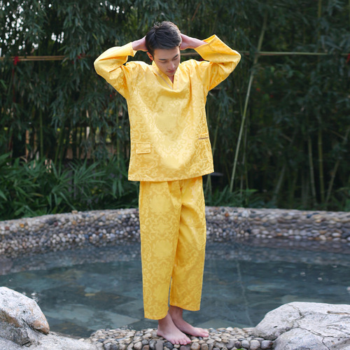 Long-sleeved long pants sauna suit for women, couple bathrobe, sauna suit, massage bath suit, steam suit for men