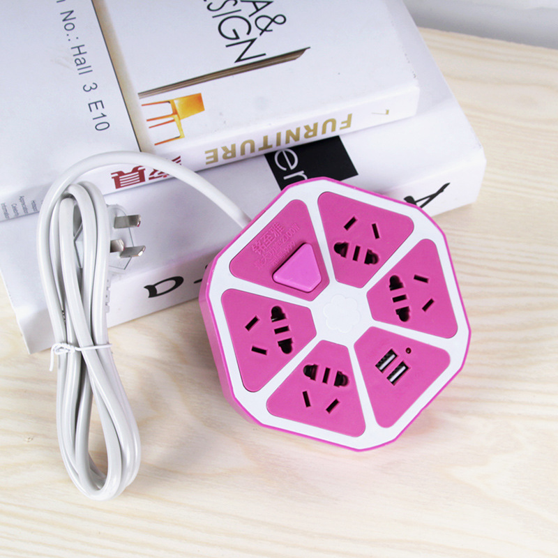 USB接線板插板 智能大功率家用安全電插板 便捷旅行插排 學生插板