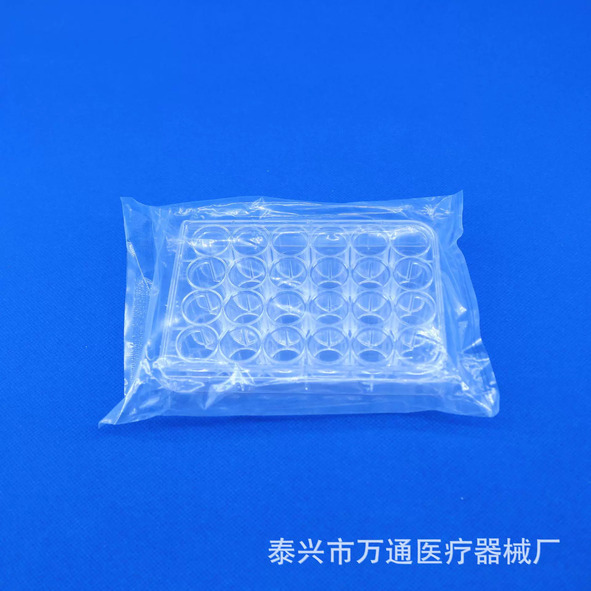 24孔细菌培养板反应板 塑料24格一次性透明平皿灭菌独立包装