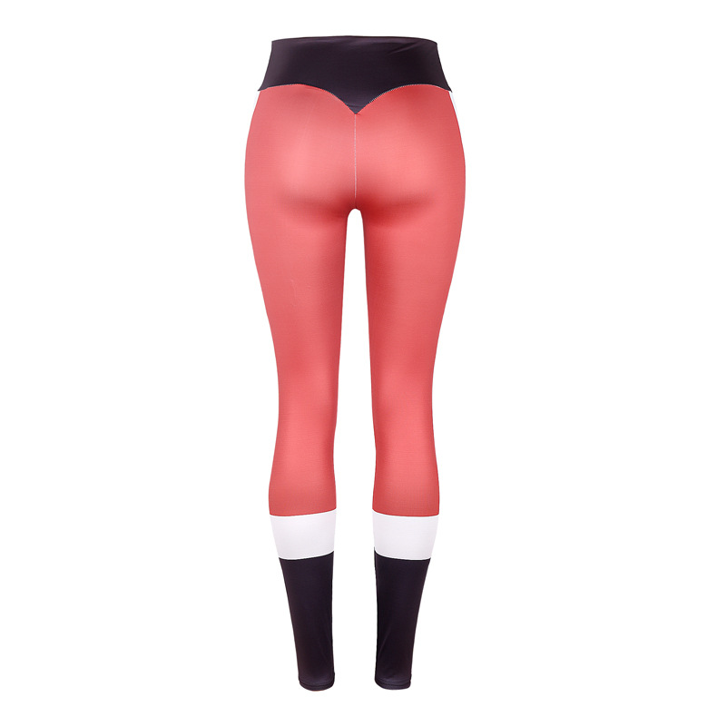 Leggings de yoga ajustados con estampado navideño NSKX5887