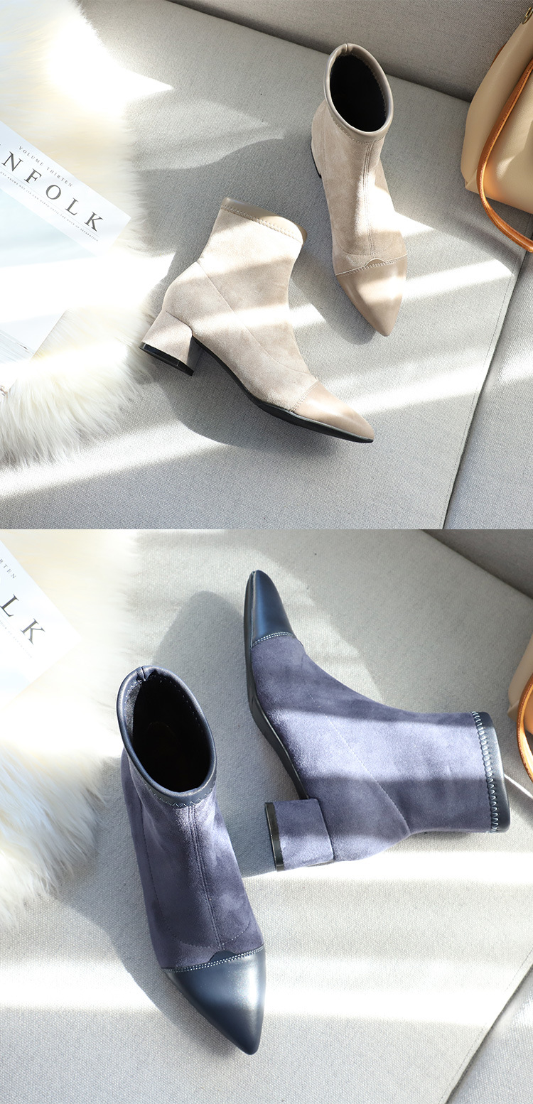 Bottes femme en Daim - Ref 3355214 Image 23