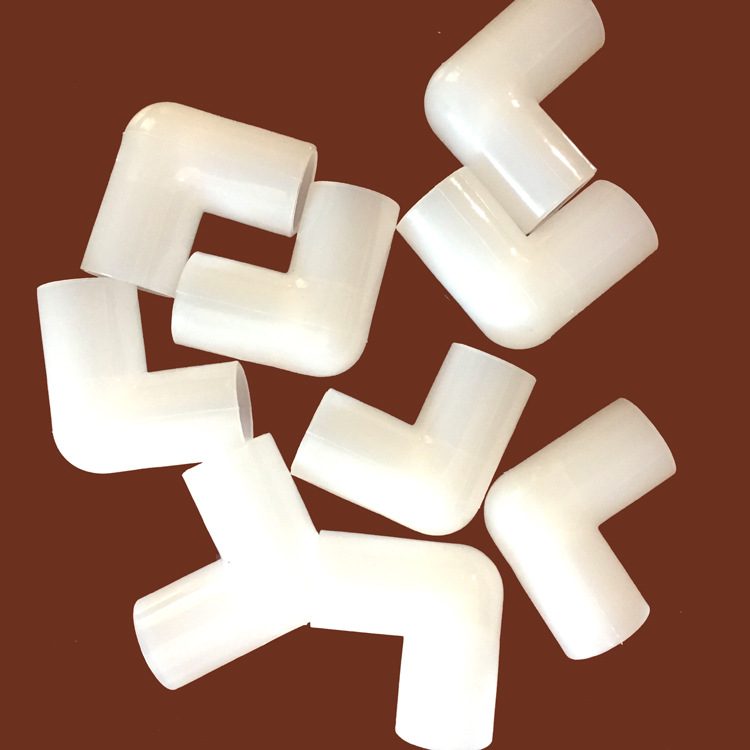 供应好质量简易布衣柜塑料连接配件16MM13MM12MM直径三通四通接头|ms