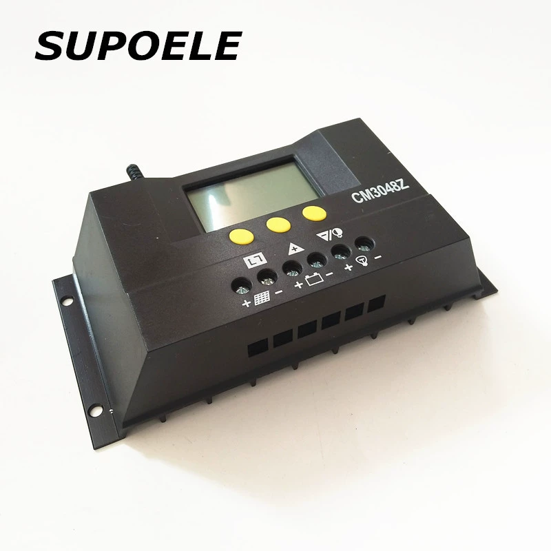 48V Солнечный контроллер заряда и разряда 30A ЖК-дисплей PWM фотоэлектрический контроллер CM3048Z