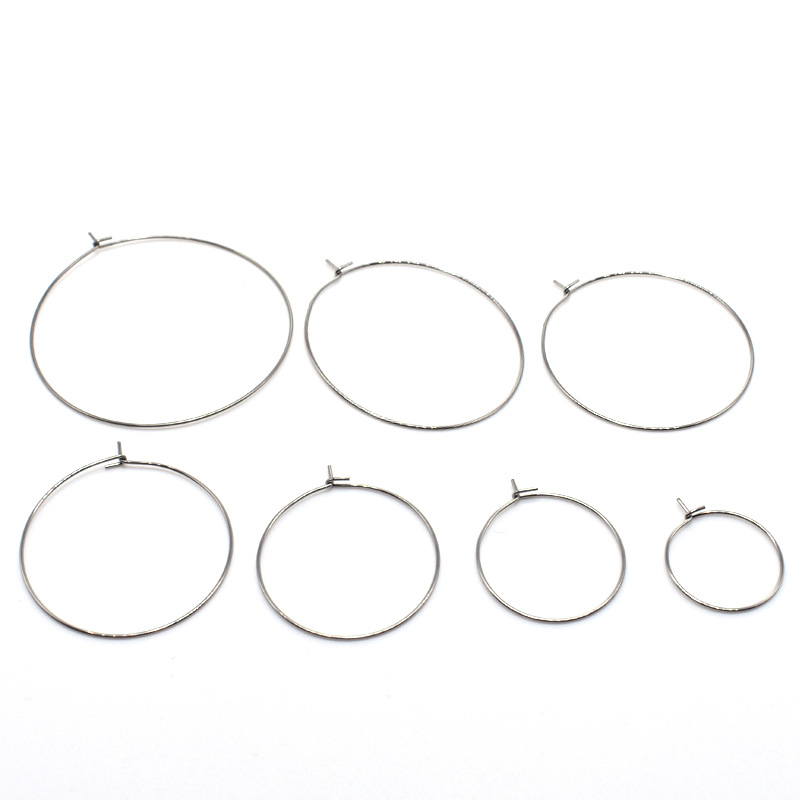 供应316不锈钢9字圈 9字钩 耳圈  饰品扣 耳饰配件|ms