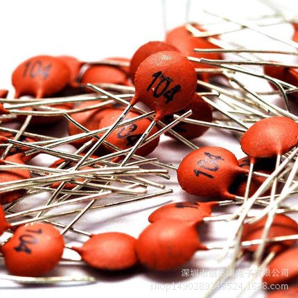 瓷片电容 50V/104 0.1UF 100NF 磁片 瓷介电容 整包1000个