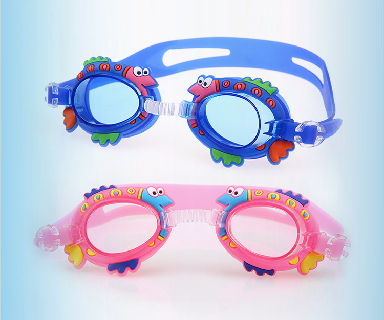 Kid's Cute Cartoon Adjustable Swimming Goggles Swimming Accessories display picture 1