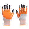 耐磨全挂勞保手套批發 13針丁晴防滑耐油加強指雙層防護作業手套