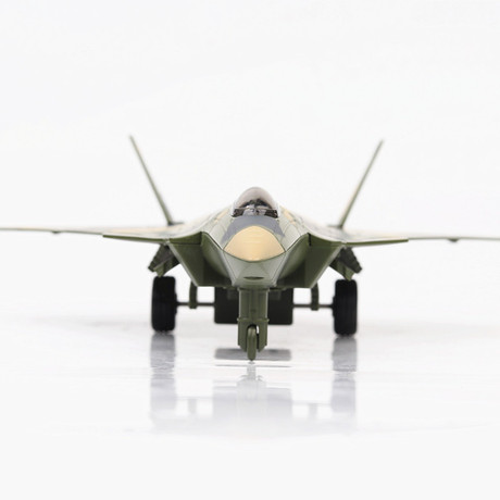 (Đóng hộp) 歼 20 máy bay chiến đấu mô hình đồ chơi quân sự hợp kim kéo lại đồ trang trí máy bay nhỏ một thế hệ Mô hình hàng không