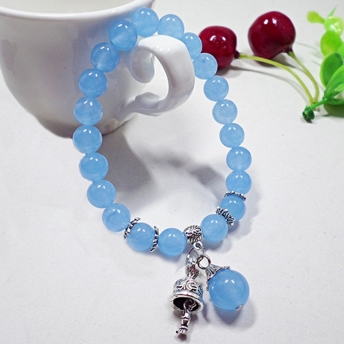 Crystal Bracelet Chalcedony Bracelet Wholesale Small Jewelry for Female Couples Handmade Beaded Hand Jewelry Jewelry Yiwu Small Commodities