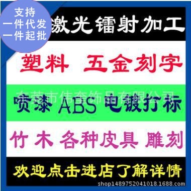 东莞长安清溪不锈钢激光打标 金属激光刻字 铝合金镭射镭雕