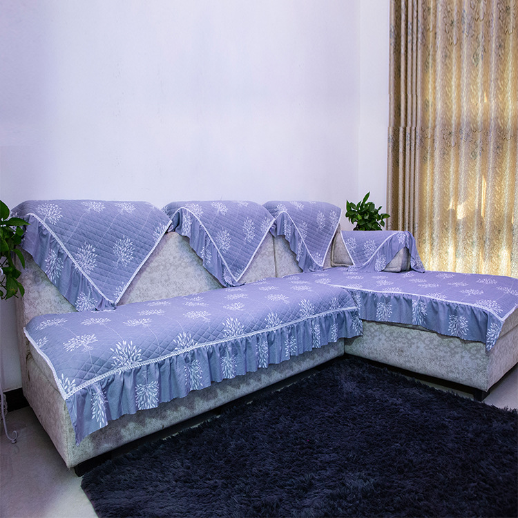 四季沙发套印花欧式沙发垫布艺防滑加厚亚麻水洗棉坐垫厂家直销