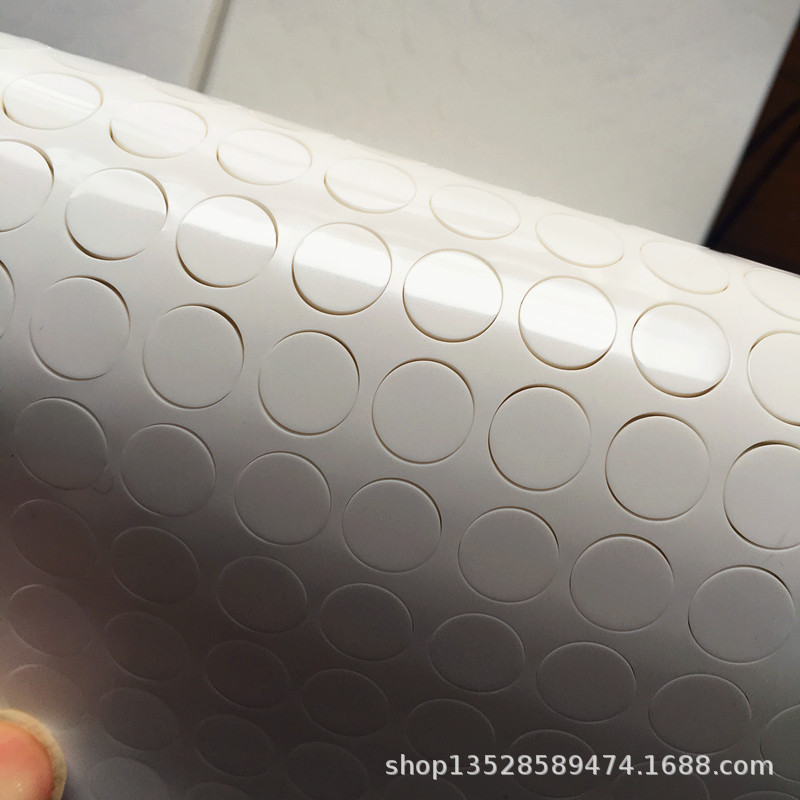 3/M乳白色硅胶贴片 透明硅胶垫片 圆形耐磨减震防滑自粘硅胶脚垫