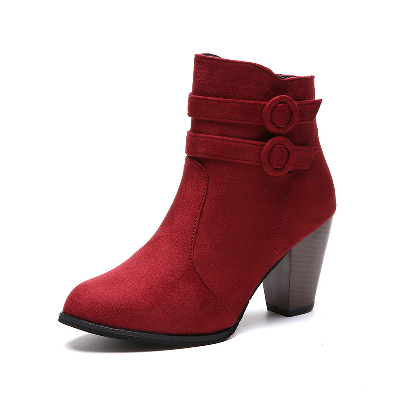 Bottes femme en Daim - Ref 3355176 Image 5