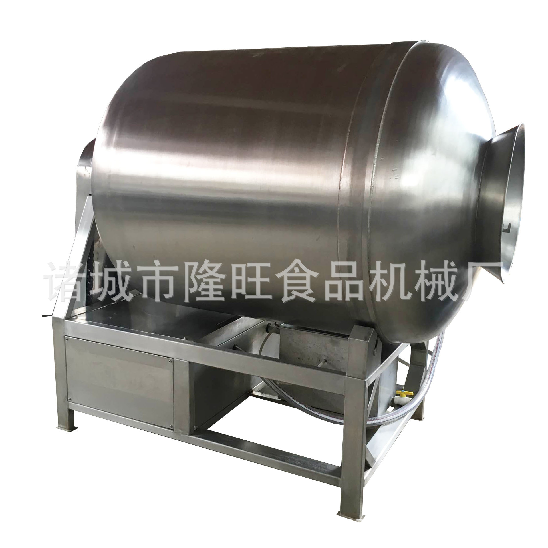 五香牛肉真空滚揉机 酱牛肉加工设备 自动翻滚出料滚揉机