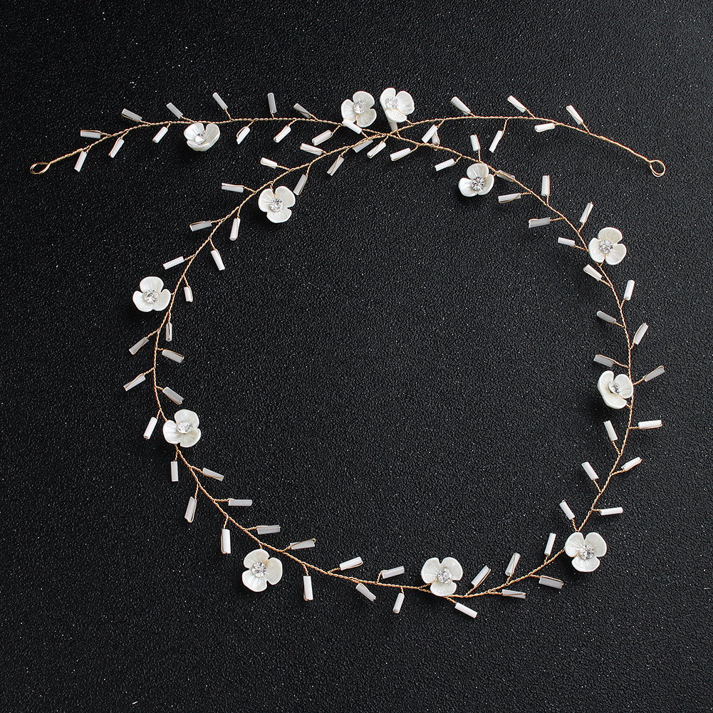 Plastic Fashion Flowers Hair accessories Alloy NHHS0396Alloy