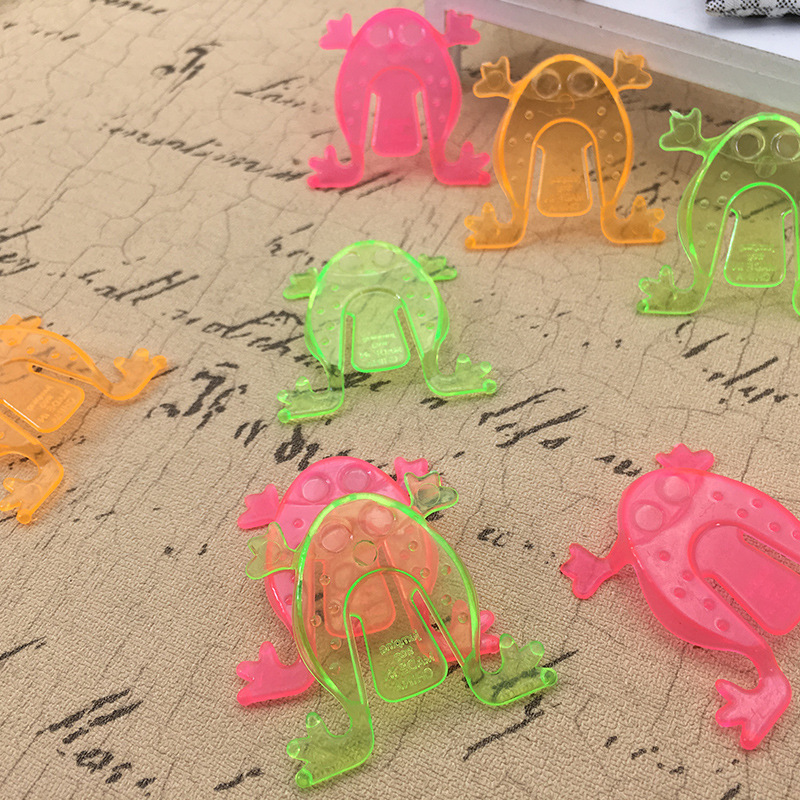 80后怀旧青蛙玩具跳跳蛙青蛙跳塑料儿童宝宝玩具早教幼儿桌面游戏|ms