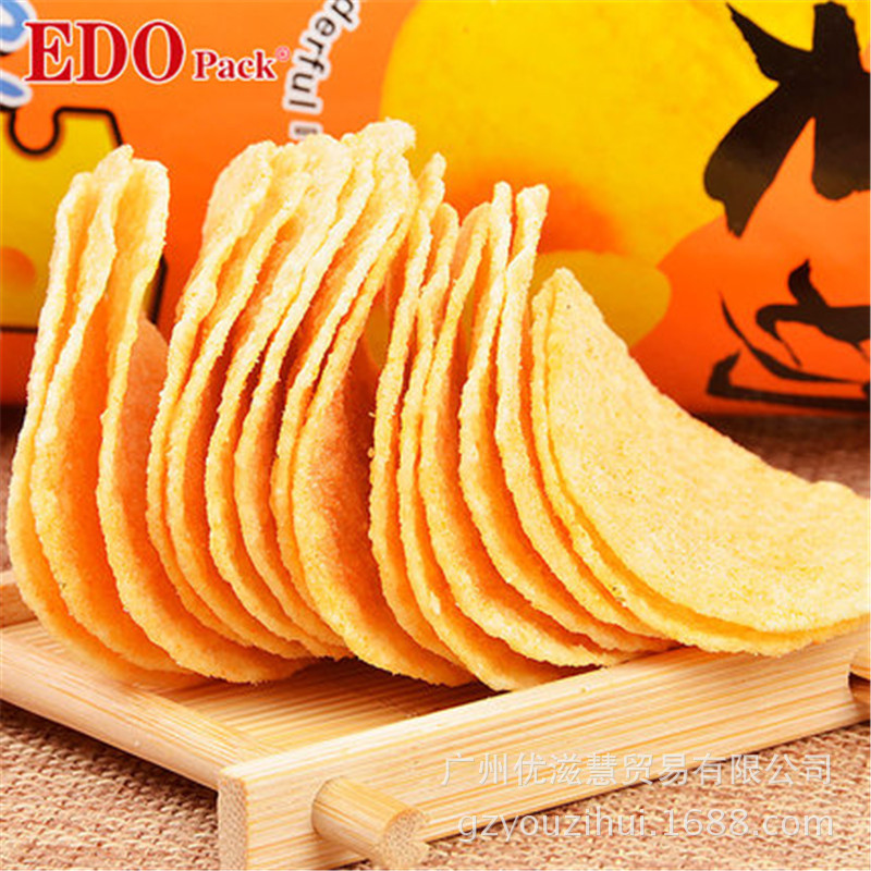 马来西亚进口 EDO Pack巨浪大切薯片 经典原味150g 14瓶一箱-阿里巴巴