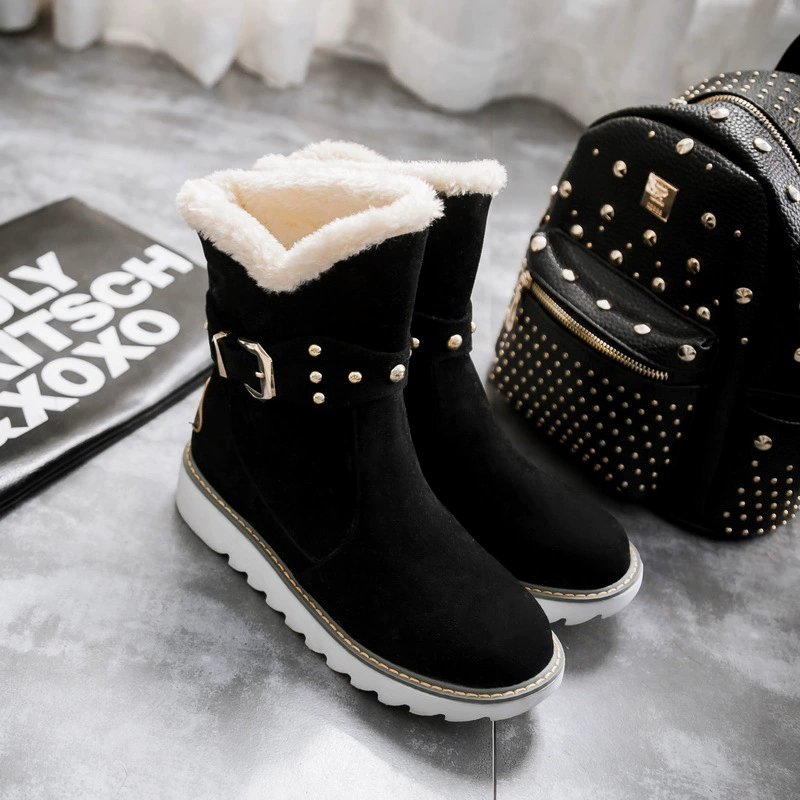 Winter belt, buckle for leisure, low boots