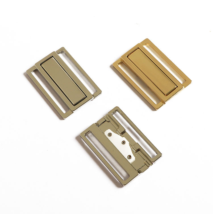 泳衣配件饰品厂家金属对扣搭扣内衣调节扣文胸配件10-30mm内衣扣