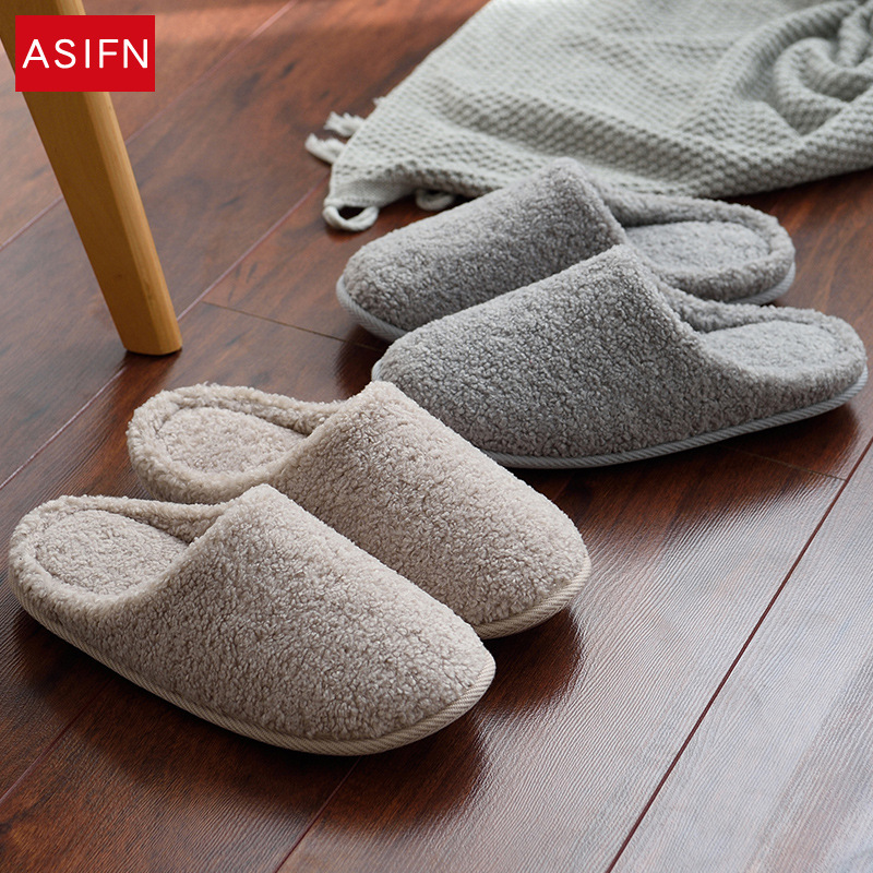 日式棉拖鞋女半包跟冬季家用室内居家防滑保暖月子情侣拖鞋男批发