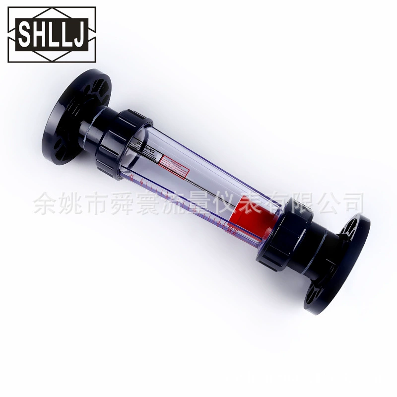 Производитель поставляет фланцевое соединение большого диаметра, расходомер ротора пластиковой трубы