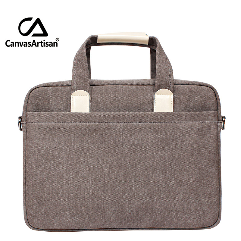 새로운 도착 캔버스 민족 스타일 싱글 숄더 핸드 헬드 크로스 바디 3 목적 가방 애플 맥북 샤오 미 노트북 가방