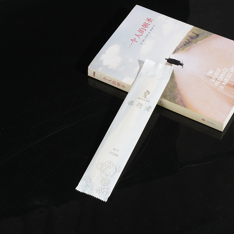 賓館酒店壹次性梳子長條梳子旅行者肉色長柄梳子批發旅行梳子戶外