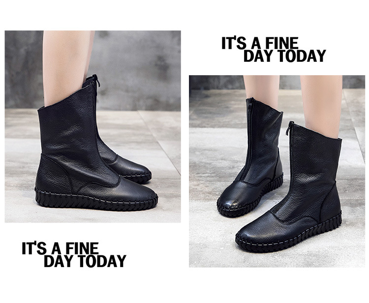 Bottes femme en En cuir - Ref 3354787 Image 31