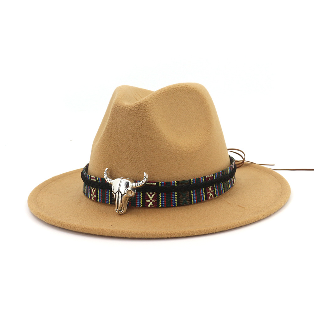 ethnic Wool Felt Hat