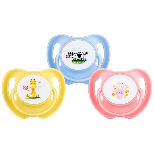 Baby pacifier baby cartoon pattern newborn pacifier comfort thumb baby silicone pacifier