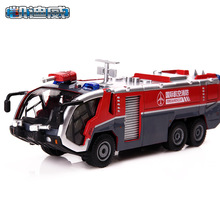 凯迪威625026 合金工程车模高压水枪消防车儿童玩具汽车模型